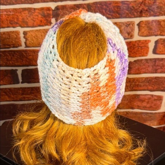 ? Left Hook Artisan™️ Dusk til Dawn Knotted Crochet Headband — Multi Color — OS main image 6